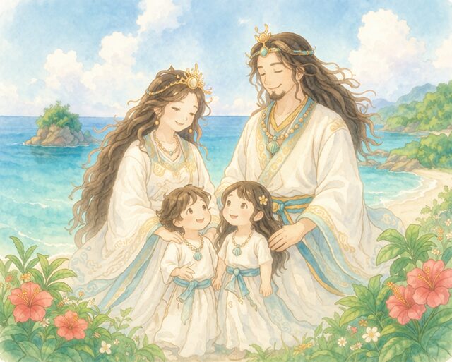 アマミチューとシルミチューイメージイラスト