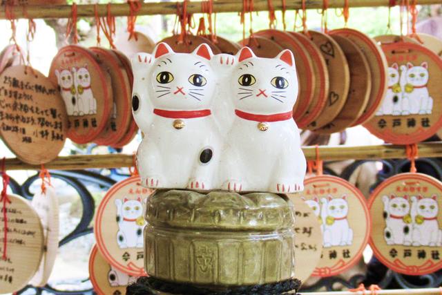 今戸神社　招き猫